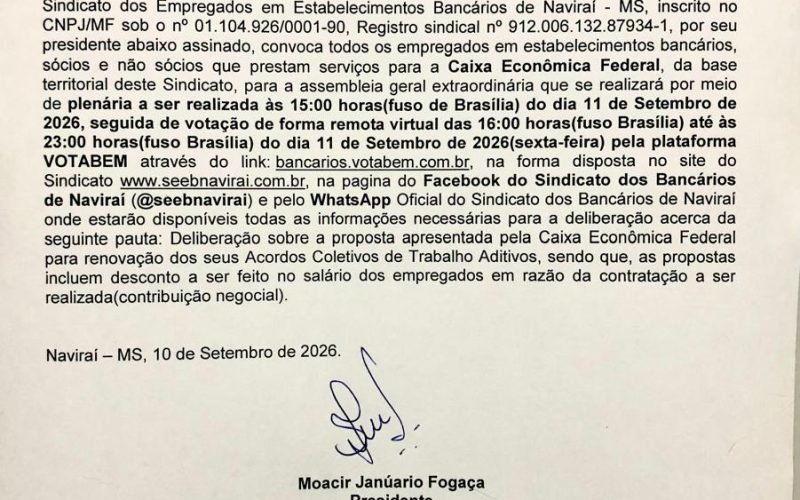 Assembleia Geral Extraordinária
