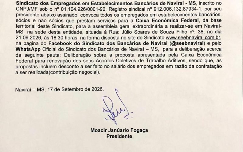 Assembleia Geral Extraordinária