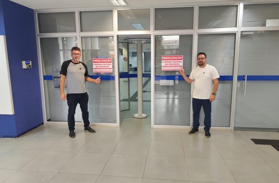 Bancários de Naviraí e região aderem em massa à paralisação nacional de 20 de agosto