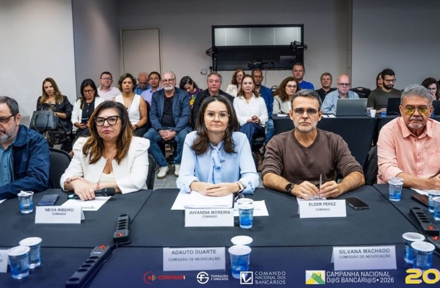 Comando fecha proposta de reajuste com a Fenaban para 2026 e 2027; texto vai às assembleias