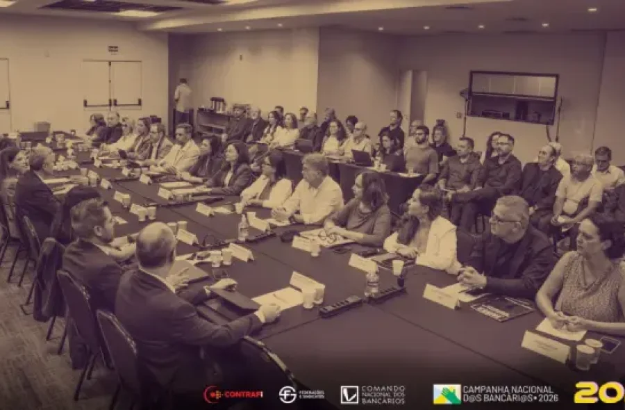 Trabalhadores e banqueiros voltam a negociar nessa segunda-feira