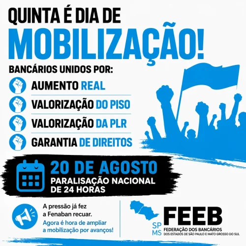 Fenaban recua após pressão da categoria e retira propostas de reajuste escalonado e congelamento do piso